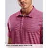 image:imageG Gradual Mens Golf Shirt Short Sleeve Print Polo Shirts for Men  Dry Fit Breathable Lightweight Stretchy Soft Moisture Wicking Comfort Collared CasualPink Flowers