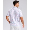 image:imageG Gradual Mens Golf Shirt Short Sleeve Print Polo Shirts for Men  Dry Fit Breathable Lightweight Stretchy Soft Moisture Wicking Comfort Collared CasualWhite Colored Dots