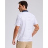 image:imageG Gradual Mens Golf Shirt Short Sleeve Print Polo Shirts for Men  Dry Fit Breathable Lightweight Stretchy Soft Moisture Wicking Comfort Collared CasualGolf Clubs White