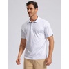 image:imageG Gradual Mens Golf Shirt Short Sleeve Print Polo Shirts for Men  Dry Fit Breathable Lightweight Stretchy Soft Moisture Wicking Comfort Collared CasualGrey Sea Wave