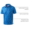 image:imageG Gradual Mens Golf Shirt Short Sleeve Print Polo Shirts for Men  Dry Fit Breathable Lightweight Stretchy Soft Moisture Wicking Comfort Collared CasualBlue Sea Wave