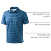 image:imageG Gradual Mens Golf Shirt Short Sleeve Print Polo Shirts for Men  Dry Fit Breathable Lightweight Stretchy Soft Moisture Wicking Comfort Collared CasualTibetanclover