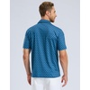 image:imageG Gradual Mens Golf Shirt Short Sleeve Print Polo Shirts for Men  Dry Fit Breathable Lightweight Stretchy Soft Moisture Wicking Comfort Collared CasualTibetanclover