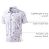 image:imageG Gradual Mens Golf Shirt Short Sleeve Print Polo Shirts for Men  Dry Fit Breathable Lightweight Stretchy Soft Moisture Wicking Comfort Collared CasualTriangulargeometry