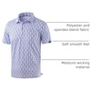 image:imageG Gradual Mens Golf Shirt Short Sleeve Print Polo Shirts for Men  Dry Fit Breathable Lightweight Stretchy Soft Moisture Wicking Comfort Collared CasualCirclegeometric