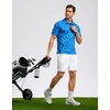 image:imageG Gradual Mens Golf Shirt Short Sleeve Print Polo Shirts for Men  Dry Fit Breathable Lightweight Stretchy Soft Moisture Wicking Comfort Collared CasualBlue Sea Wave