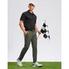 image:imageG Gradual Mens Golf Shirt Short Sleeve Print Polo Shirts for Men  Dry Fit Breathable Lightweight Stretchy Soft Moisture Wicking Comfort Collared CasualGolfclubsblack