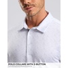 image:imageG Gradual Mens Golf Shirt Short Sleeve Print Polo Shirts for Men  Dry Fit Breathable Lightweight Stretchy Soft Moisture Wicking Comfort Collared CasualGrey Sea Wave