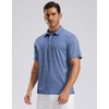 image:imageG Gradual Mens Golf Shirt Short Sleeve Print Polo Shirts for Men  Dry Fit Breathable Lightweight Stretchy Soft Moisture Wicking Comfort Collared CasualBluewhiteflag