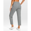image:imageG Gradual Petite Pants for Women 2426 Ankle Pants with 2 Pockets  Petite Friendly External Drawstring Soft 4way Stretch Easy to care for Wrinkle Free Casual Golf Travel AthleticBright Grey