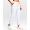 image:imageG Gradual Petite Pants for Women 2426 Ankle Pants with 2 Pockets  Petite Friendly External Drawstring Soft 4way Stretch Easy to care for Wrinkle Free Casual Golf Travel AthleticWhite