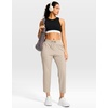 image:imageG Gradual Petite Pants for Women 2426 Ankle Pants with 2 Pockets  Petite Friendly External Drawstring Soft 4way Stretch Easy to care for Wrinkle Free Casual Golf Travel AthleticDusty White