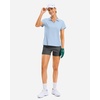image:imageG Gradual Polo Shirts for Women Short Sleeve Golf Shirts V Neck Collared Top Cooling Lightweight UPF 50 Tennis Work Dry FitHeather Grey Blue
