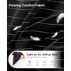 image:imageG Gradual Polo Shirts for Women Short Sleeve Golf Shirts V Neck Collared Top Cooling Lightweight UPF 50 Tennis Work Dry FitWide Black Stripe