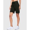 image:imageG Gradual Womens 7 Athletic Hiking Long Shorts with Pockets High Waisted Stretchy Bermuda Shorts for Women Workout CasualArmy Green