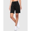 image:imageG Gradual Womens 7 Athletic Hiking Long Shorts with Pockets High Waisted Stretchy Bermuda Shorts for Women Workout CasualBlack