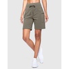 image:imageG Gradual Womens 7 Athletic Hiking Long Shorts with Pockets High Waisted Stretchy Bermuda Shorts for Women Workout CasualDark Khaki