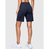 image:imageG Gradual Womens 7 Athletic Hiking Long Shorts with Pockets High Waisted Stretchy Bermuda Shorts for Women Workout CasualNavy