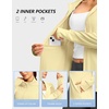 image:imageG Gradual Womens Sun Protection Lightweight Athletic Jacket Zip Up Jacket  UPF 50 4 Pockets Breathable Stretchy Quick Dry Raglan Long sleevesThumb Hole Workout Running Sun Cover Up ShirtLight Yellow