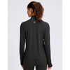 image:imageG Gradual Womens Sun Protection Lightweight Athletic Jacket Zip Up Jacket  UPF 50 4 Pockets Breathable Stretchy Quick Dry Raglan Long sleevesThumb Hole Workout Running Sun Cover Up ShirtBlack