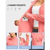 image:imageG Gradual Womens Sun Protection Lightweight Athletic Jacket Zip Up Jacket  UPF 50 4 Pockets Breathable Stretchy Quick Dry Raglan Long sleevesThumb Hole Workout Running Sun Cover Up ShirtPink Coral