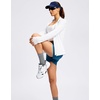image:imageG Gradual Womens Sun Protection Lightweight Athletic Jacket Zip Up Jacket  UPF 50 4 Pockets Breathable Stretchy Quick Dry Raglan Long sleevesThumb Hole Workout Running Sun Cover Up ShirtWhite