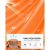 image:imageG Gradual Womens Sun Protection Lightweight Athletic Jacket Zip Up Jacket  UPF 50 4 Pockets Breathable Stretchy Quick Dry Raglan Long sleevesThumb Hole Workout Running Sun Cover Up ShirtBright Orange
