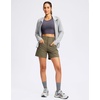 image:imageG Gradual Womens Sun Protection Lightweight Athletic Jacket Zip Up Jacket  UPF 50 4 Pockets Breathable Stretchy Quick Dry Raglan Long sleevesThumb Hole Workout Running Sun Cover Up ShirtLight Grey