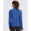 image:imageG Gradual Womens Sun Protection Lightweight Athletic Jacket Zip Up Jacket  UPF 50 4 Pockets Breathable Stretchy Quick Dry Raglan Long sleevesThumb Hole Workout Running Sun Cover Up ShirtDark Blue