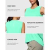 image:imageG Gradual Womens Workout Tank Tops Sleeveless Lightweight Athletic ShirtsAqua
