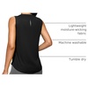 image:imageG Gradual Womens Workout Tank Tops Sleeveless Lightweight Athletic ShirtsBlack
