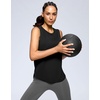 image:imageG Gradual Womens Workout Tank Tops Sleeveless Lightweight Athletic ShirtsBlack