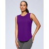 image:imageG Gradual Womens Workout Tank Tops Sleeveless Lightweight Athletic ShirtsDark Purple