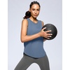 image:imageG Gradual Womens Workout Tank Tops Sleeveless Lightweight Athletic ShirtsDusty Blue
