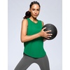 image:imageG Gradual Womens Workout Tank Tops Sleeveless Lightweight Athletic ShirtsGreen