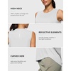 image:imageG Gradual Womens Workout Tank Tops Sleeveless Lightweight Athletic ShirtsLight Grey