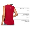 image:imageG Gradual Womens Workout Tank Tops Sleeveless Lightweight Athletic ShirtsRed