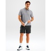 image:imageMens Golf Shirt Dry Fit Short Sleeve Polos Athletic Polo Shirts for Men  Moisture Wicking CoolTouch 4Way Stretch UPF50 Contrast Collar Tagless Comfort for Tennis Pickleball Active CasualLight Grey