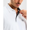 image:imageMens Golf Shirt Dry Fit Short Sleeve Polos Athletic Polo Shirts for Men  Moisture Wicking CoolTouch 4Way Stretch UPF50 Contrast Collar Tagless Comfort for Tennis Pickleball Active CasualWhite