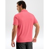 image:imageMens Golf Shirt Dry Fit Short Sleeve Polos Athletic Polo Shirts for Men  Moisture Wicking CoolTouch 4Way Stretch UPF50 Contrast Collar Tagless Comfort for Tennis Pickleball Active CasualPink