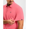 image:imageMens Golf Shirt Dry Fit Short Sleeve Polos Athletic Polo Shirts for Men  Moisture Wicking CoolTouch 4Way Stretch UPF50 Contrast Collar Tagless Comfort for Tennis Pickleball Active CasualPink