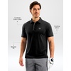 image:imageMens Golf Shirt Dry Fit Short Sleeve Polos Athletic Polo Shirts for Men  Moisture Wicking CoolTouch 4Way Stretch UPF50 Contrast Collar Tagless Comfort for Tennis Pickleball Active CasualBlack
