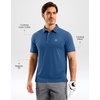 image:imageMens Golf Shirt Dry Fit Short Sleeve Polos Athletic Polo Shirts for Men  Moisture Wicking CoolTouch 4Way Stretch UPF50 Contrast Collar Tagless Comfort for Tennis Pickleball Active CasualIndigo