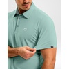 image:imageMens Golf Shirt Dry Fit Short Sleeve Polos Athletic Polo Shirts for Men  Moisture Wicking CoolTouch 4Way Stretch UPF50 Contrast Collar Tagless Comfort for Tennis Pickleball Active CasualJasmine Green