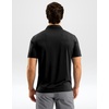 image:imageMens Golf Shirt Dry Fit Short Sleeve Polos Athletic Polo Shirts for Men  Moisture Wicking CoolTouch 4Way Stretch UPF50 Contrast Collar Tagless Comfort for Tennis Pickleball Active CasualBlack