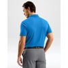 image:imageMens Golf Shirt Dry Fit Short Sleeve Polos Athletic Polo Shirts for Men  Moisture Wicking CoolTouch 4Way Stretch UPF50 Contrast Collar Tagless Comfort for Tennis Pickleball Active CasualSky Blue
