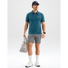 image:imageMens Golf Shirt Dry Fit Short Sleeve Polos Athletic Polo Shirts for Men  Moisture Wicking CoolTouch 4Way Stretch UPF50 Contrast Collar Tagless Comfort for Tennis Pickleball Active CasualTeal