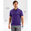 image:imageMens Golf Shirt Dry Fit Short Sleeve Polos Athletic Polo Shirts for Men  Moisture Wicking CoolTouch 4Way Stretch UPF50 Contrast Collar Tagless Comfort for Tennis Pickleball Active CasualPurple