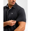 image:imageMens Golf Shirt Dry Fit Short Sleeve Polos Athletic Polo Shirts for Men  Moisture Wicking CoolTouch 4Way Stretch UPF50 Contrast Collar Tagless Comfort for Tennis Pickleball Active CasualDark Grey