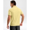 image:imageMens Golf Shirt Dry Fit Short Sleeve Polos Athletic Polo Shirts for Men  Moisture Wicking CoolTouch 4Way Stretch UPF50 Contrast Collar Tagless Comfort for Tennis Pickleball Active CasualLight Yellow